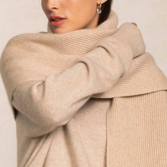 Cashmere Turtleneck Scarf from NakedCashmere - Picture 2 of 10